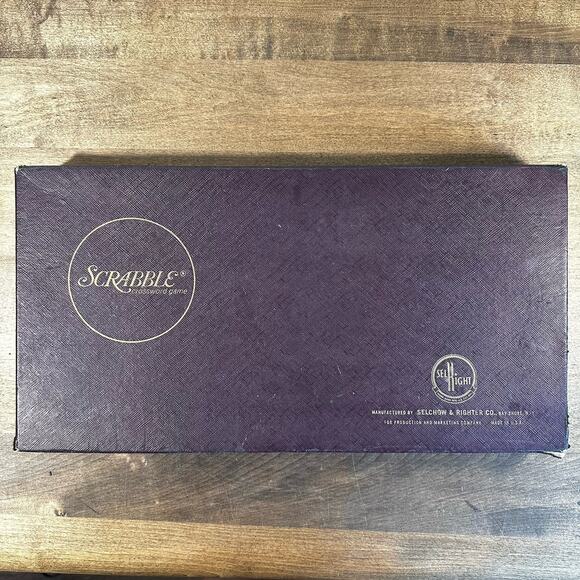 1948-1953 Vintage SCRABBLE Board Game Selchow & Righter - Picture 1 of 9